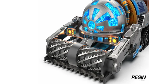 Chrono Miner RA2 1:35 scale resin kit